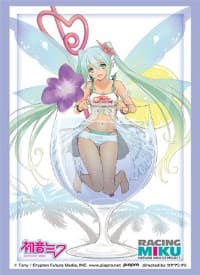 Bushiroad Sleeve Collection HG Vol.1405: Vocaloid - Racing Miku 2017 Thai Ver. (60-Pack) - Bushiroad Card Sleeves - Card Sleeves card