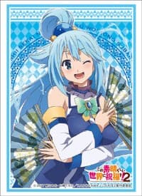 Bushiroad Sleeve Collection HG Vol.1423: KonoSuba 2 - Aqua (60-Pack) - Bushiroad Card Sleeves - Card Sleeves card