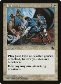 Just Fate - Portal Second Age - Magic: The Gathering card