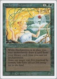 Verduran Enchantress - Revised Edition - Magic: The Gathering card