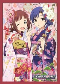 Bushiroad Sleeve Collection HG Vol.950: The IDOLM@STER - Chiharu & Chihaya (Kimono) (60-Pack) - Bushiroad Card Sleeves - Card Sleeves card
