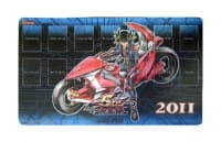Yu-Gi-Oh! Hobby League Playmat: Yusei Fudo with Yusei Go (2011) - Konami Playmats - Playmats card