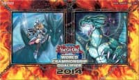 Yu-Gi-Oh! World Championship Qualifier Playmat: Dark Magician Girl the Dragon Knight & Amulet Dragon - Konami Playmats - Playmats card
