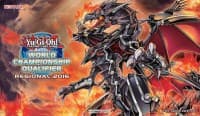 Yu-Gi-Oh! World Championship Qualifier Playmat: Red-Eyes Flare Metal Dragon - Konami Playmats - Playmats card