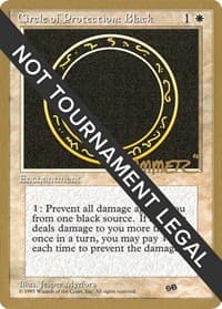 Circle of Protection: Black - 1996 Shawn "Hammer" Regnier (4ED) (SB) - World Championship Decks - Magic: The Gathering card
