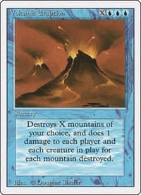 Volcanic Eruption - Revised Edition - Magic: The Gathering card
