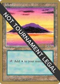 Island (A) - 1996 Shawn "Hammer" Regnier (4ED) - World Championship Decks - Magic: The Gathering card