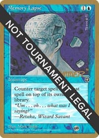 Memory Lapse - 1996 Shawn "Hammer" Regnier (HML) (SB) - World Championship Decks - Magic: The Gathering card