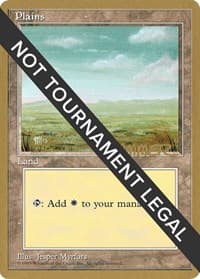 Plains (C) - 1996 Shawn "Hammer" Regnier (4ED) - World Championship Decks - Magic: The Gathering card