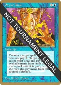 Power Sink - 1996 Shawn "Hammer" Regnier (4ED) - World Championship Decks - Magic: The Gathering card
