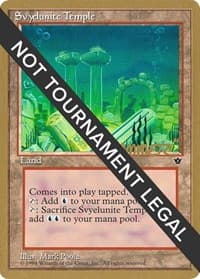 Svyelunite Temple - 1996 Shawn "Hammer" Regnier (FEM) - World Championship Decks - Magic: The Gathering card