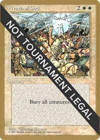 Wrath of God - 1996 Shawn "Hammer" Regnier (4ED) - World Championship Decks - Magic: The Gathering card