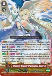 Ultimate Regalia of Almighty, Minerva - G-BT14: Divine Dragon Apocrypha - Cardfight Vanguard card