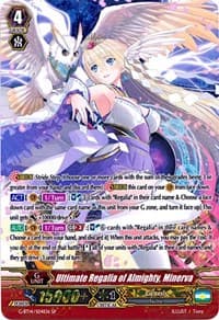 Ultimate Regalia of Almighty, Minerva (SP) - G-BT14: Divine Dragon Apocrypha - Cardfight Vanguard card