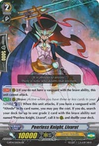 Peerless Knight, Livarot - G-BT14: Divine Dragon Apocrypha - Cardfight Vanguard card