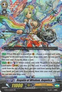 Regalia of Wisdom, Angelica - G-BT14: Divine Dragon Apocrypha - Cardfight Vanguard card