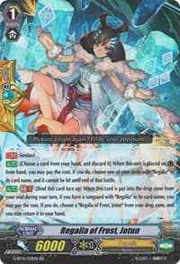 Regalia of Frost, Jotun - G-BT14: Divine Dragon Apocrypha - Cardfight Vanguard card