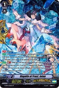Regalia of Frost, Jotun (SP) - G-BT14: Divine Dragon Apocrypha - Cardfight Vanguard card