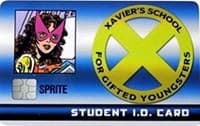 Sprite Student ID Card - X-Men Xavier's School - Heroclix card