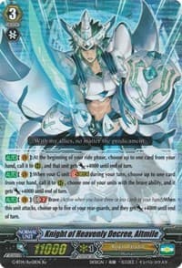 Knight of Heavenly Decree, Altmile - G-BT14: Divine Dragon Apocrypha - Cardfight Vanguard card