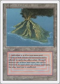 Volcanic Island - Revised Edition - Magic: The Gathering card