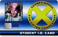 Artie Student ID Card - X-Men Xavier's School - Heroclix card