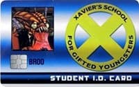 Broo Student ID Card - X-Men Xavier's School - Heroclix card
