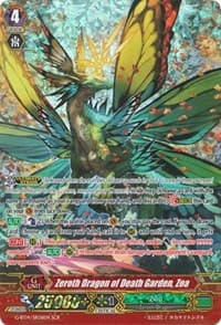 Zeroth Dragon of Death Garden, Zoa (SCR) - G-BT14: Divine Dragon Apocrypha - Cardfight Vanguard card