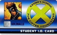 Goldballs Student ID Card - X-Men Xavier's School - Heroclix card
