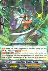 Lunarfang Knight, Felax - G-BT14: Divine Dragon Apocrypha - Cardfight Vanguard card