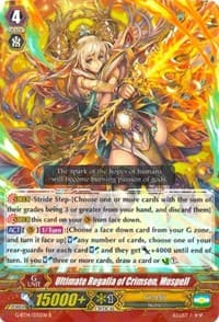 Ultimate Regalia of Crimson, Muspell - G-BT14: Divine Dragon Apocrypha - Cardfight Vanguard card