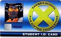 Prodigy Student ID Card - X-Men Xavier's School - Heroclix card