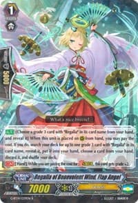 Regalia of Benevolent Wind, Flap Angel - G-BT14: Divine Dragon Apocrypha - Cardfight Vanguard card