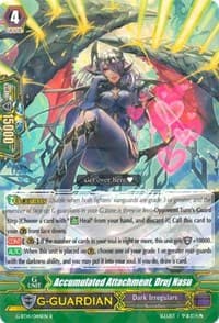 Accumulated Attachment, Druj Nasu - G-BT14: Divine Dragon Apocrypha - Cardfight Vanguard card