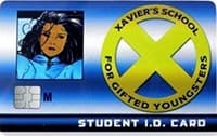 M Student ID Card - X-Men Xavier's School - Heroclix card