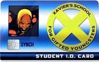 Synch Student ID Card - X-Men Xavier's School - Heroclix card