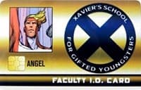 Angel Faculty ID Card - X-Men Xavier's School - Heroclix card