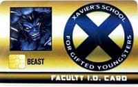 Beast Faculty ID Card - X-Men Xavier's School - Heroclix card
