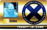 Iceman Faculty ID Card - X-Men Xavier's School - Heroclix card