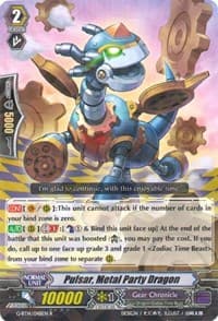 Pulsar, Metal Party Dragon - G-BT14: Divine Dragon Apocrypha - Cardfight Vanguard card
