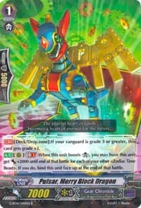 Pulsar, Merry Block Dragon - G-BT14: Divine Dragon Apocrypha - Cardfight Vanguard card