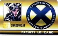 Shadowcat Faculty ID Card - X-Men Xavier's School - Heroclix card