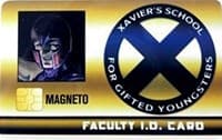 Magneto Faculty ID Card - X-Men Xavier's School - Heroclix card