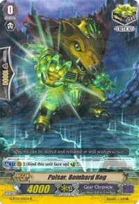 Pulsar, Bombard Hog - G-BT14: Divine Dragon Apocrypha - Cardfight Vanguard card