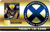 Wolverine Faculty ID Card - X-Men Xavier's School - Heroclix card