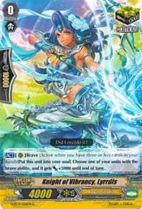 Knight of Vibrancy, Lyrrdis - G-BT14: Divine Dragon Apocrypha - Cardfight Vanguard card