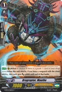 Dragraptor, Mauthe - G-BT14: Divine Dragon Apocrypha - Cardfight Vanguard card