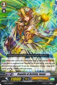 Regalia of Activity, Iouun - G-BT14: Divine Dragon Apocrypha - Cardfight Vanguard card
