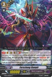 Forschung Vampir - G-BT14: Divine Dragon Apocrypha - Cardfight Vanguard card