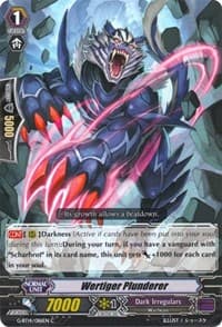 Wertiger Plunderer - G-BT14: Divine Dragon Apocrypha - Cardfight Vanguard card